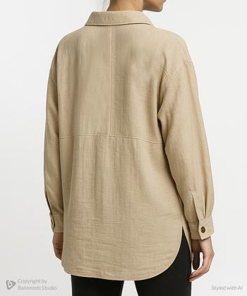 مانتو شومیزی کوتاه زنانه شندی کد 9158