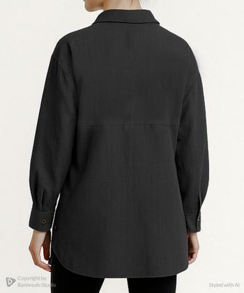 مانتو شومیزی کوتاه زنانه شندی کد 9158