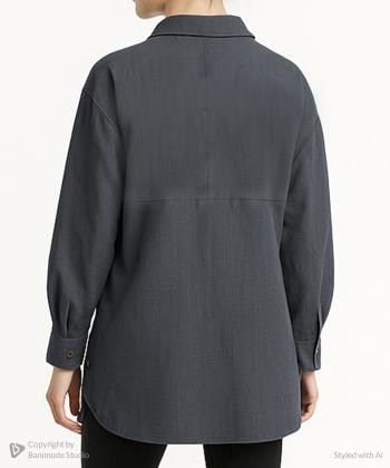 مانتو شومیزی کوتاه زنانه شندی کد 9158