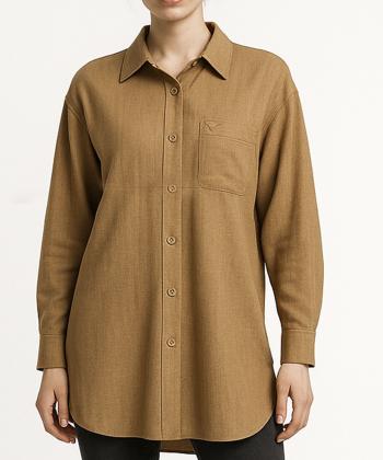 مانتو شومیزی کوتاه زنانه شندی کد 9158