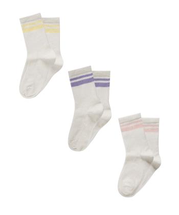 جوراب ساق بلند دخترانه کوتون کد 6WKG80049AA بسته 3 عددی