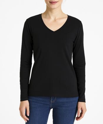 تیشرت آستین بلند زنانه ال سی وایکیکی كد W555810Z8