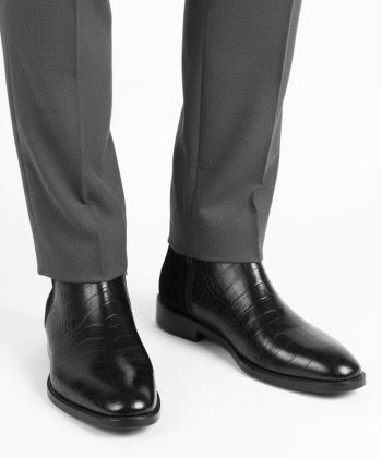 نيم بوت چرم مردانه ال آر سي كد 112400