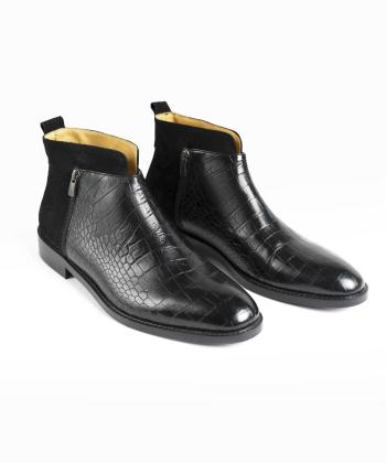 نيم بوت چرم مردانه ال آر سي كد 112400