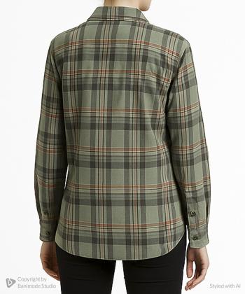 شومیز نخی آستین بلند زنانه ال سی وایکیکی مدل W414259Z8