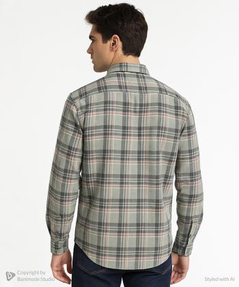 پيراهن آستين بلند مردانه ال سي وايكيكي كد W496775Z8