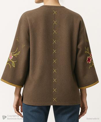 مانتو کژوال کوتاه زنانه مانگ مدل 7642022085