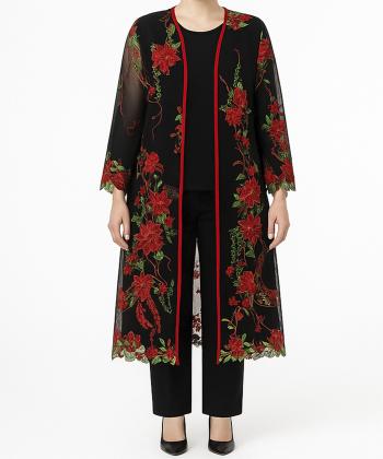 مانتو مجلسی بلند زنانه بوکان مدل 3558