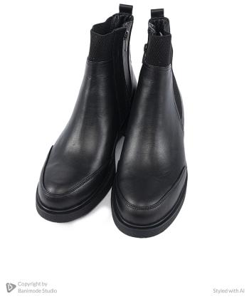 نيم بوت چرم طبيعي زنانه صاد مدل RF7601