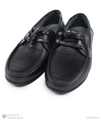 کفش کالج زنانه چرم طبيعي مونو مدل J0069