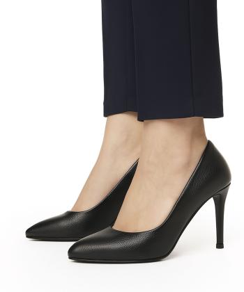 کفش پاشنه بلند چرم طبيعي زنانه مونو مدل J0142