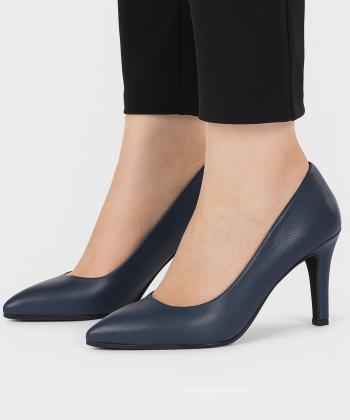 کفش پاشنه بلند چرم طبيعي زنانه مونو مدل J0142