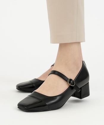 کفش پاشنه بلند چرم طبیعی زنانه مونو مدل J0149