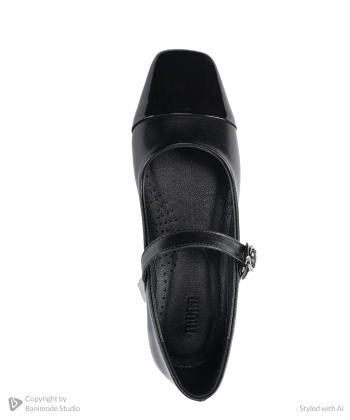 کفش رسمی زنانه چرم طبیعی مونو مدل J0149