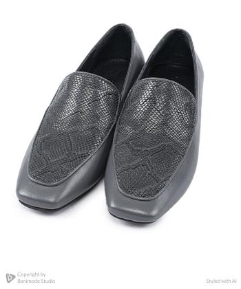 کفش کالج چرم طبیعی زنانه مونو مدل J0150