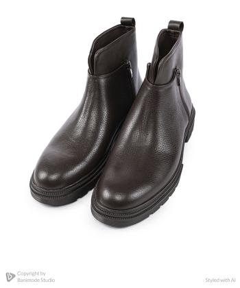 نيم بوت مردانه چرم طبيعي مونو مدل J5525