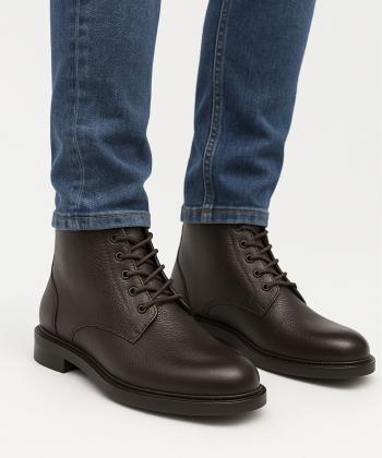 نیم بوت چرم طبیعی مردانه مونو مدل J5526