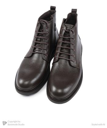 نیم بوت چرم طبیعی مردانه مونو مدل J5526