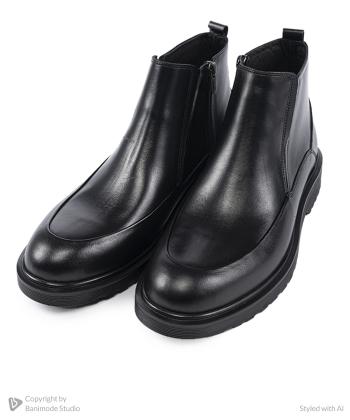 نیم بوت چرم طبیعی مردانه مونو مدل J5532