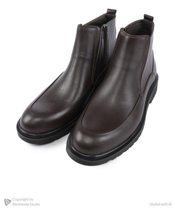 نیم بوت چرم طبیعی مردانه مونو مدل J5532