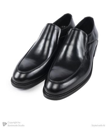 كفش رسمی چرم طبیعی مردانه مونو مدل J5535