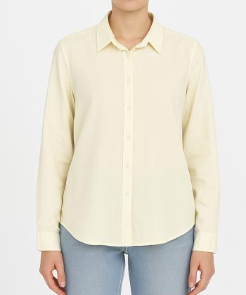 شومیز نخی آستین بلند زنانه تولیکا مدل 33018