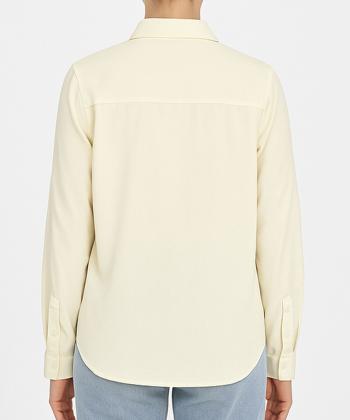 شومیز نخی آستین بلند زنانه تولیکا مدل 33018