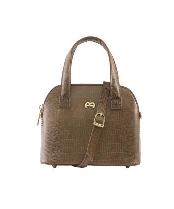 کیف دوشی چرم طبیعی زنانه منط مدل F131