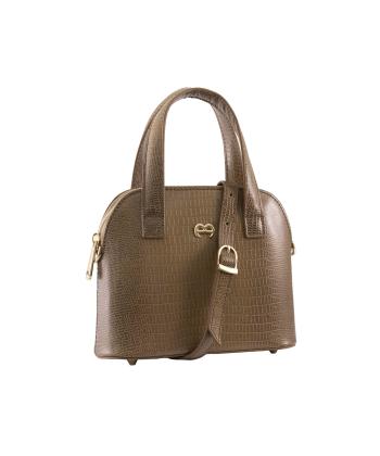 کیف دوشی چرم طبیعی زنانه منط مدل F131