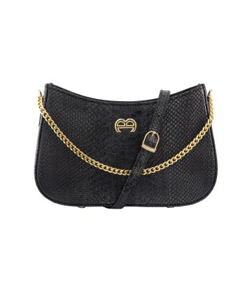 کیف دوشی چرم طبیعی زنانه منط مدل F125