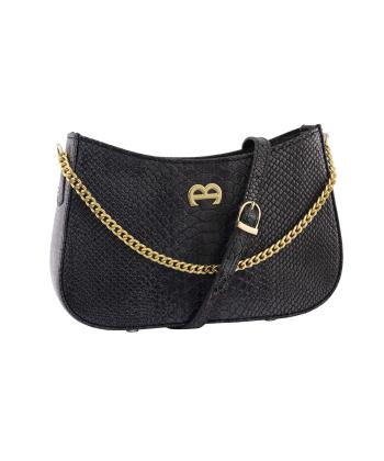 کیف دوشی چرم طبیعی زنانه منط مدل F125