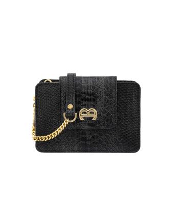 کیف دوشی چرم طبیعی زنانه منط مدل F122