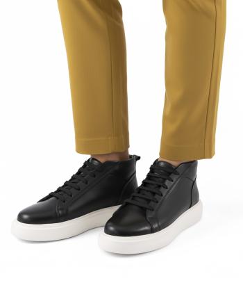 نيم بوت چرم طبيعي زنانه منط مدل z307