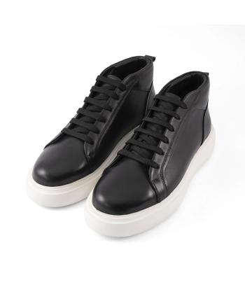 نيم بوت چرم طبيعي زنانه منط مدل z307