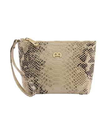 کیف لوازم آرایشی چرم طبيعي زنانه منط مدل f138