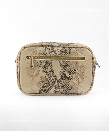 کیف دوشی چرم طبیعی زنانه منط مدل f142