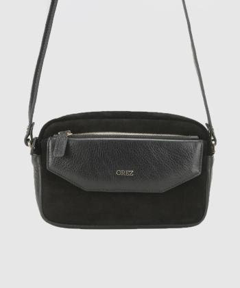 كيف زنانه كراس بادي چرم طبيعي اورز مدل تايا