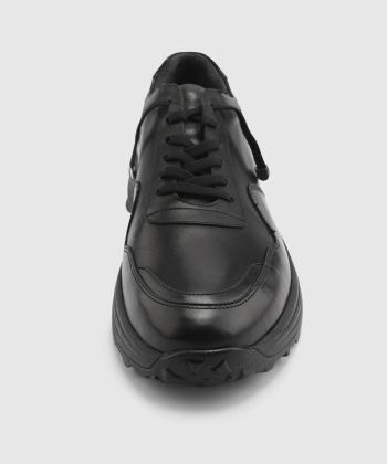 كفش مردانه چرم طبيعي اورز مدل اكسل