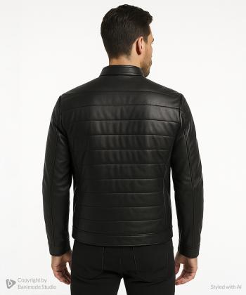 کت چرم طبیعی مردانه مونو مدل K0005