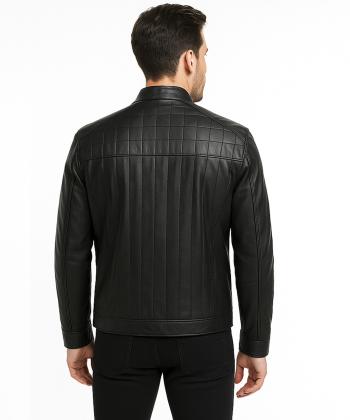 کت چرم طبیعی مردانه مونو مدل K0003