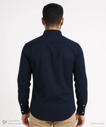 پیراهن آستین بلند مردانه برند پی لس مدل AM4481