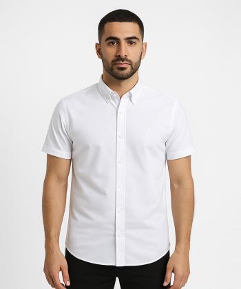 پيراهن آستين كوتاه مردانه برند پي لس كد AM4506