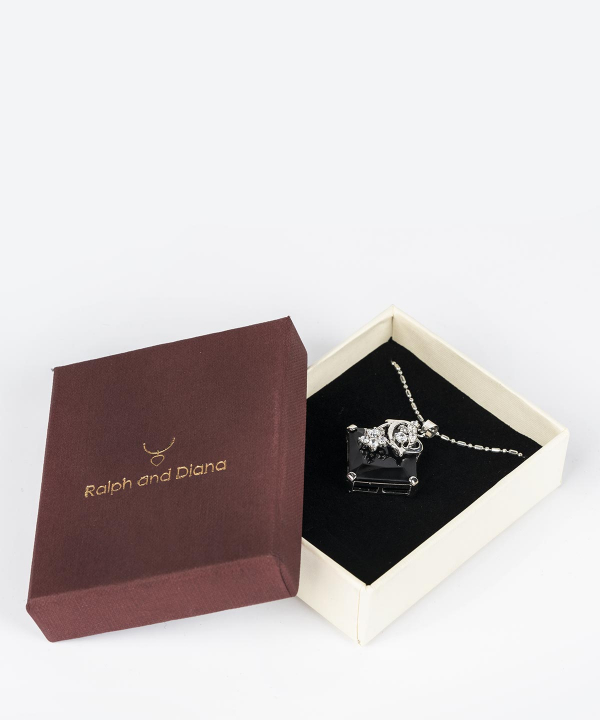 گردنبند زنانه نگین‌دار رلف اند دایانا Ralph and Diana مدل 8429