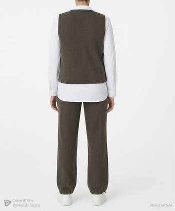 ست جليقه، شلوار و شوميز زنانه الوژ استايل كد 5w12131260