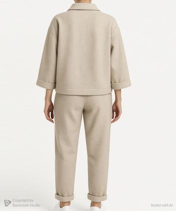 ست كت و شلوار زنانه الوژ استايل كد 5w12131257