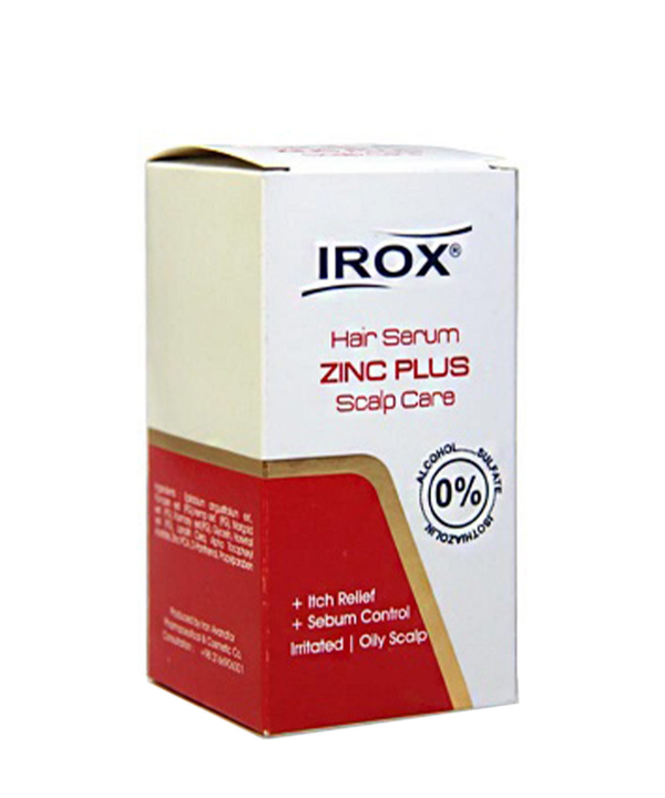 سرم موی زینک پلاس ایروکس IROX حجم 30 میلی‌لیتر