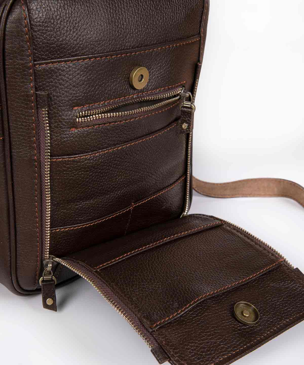 کیف دوشی چرم مردانه شیفر Shifer مدل 9956B