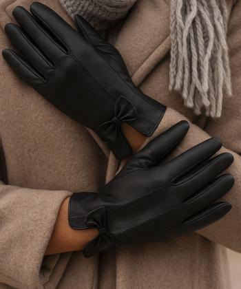 دستكش زنانه چرم طبيعي مونو مدل R0006