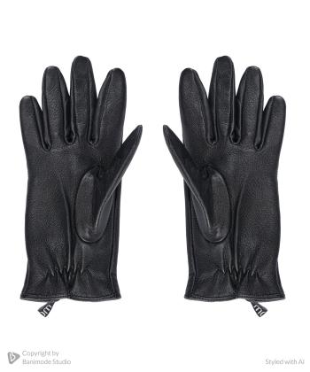 دستكش زنانه چرم طبيعي مونو مدل R0006