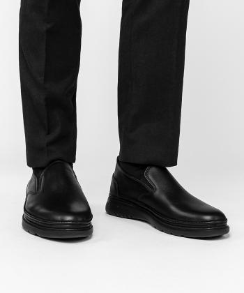 كفش روزمره مردانه چرم طبيعي شيفر مدل 7334A